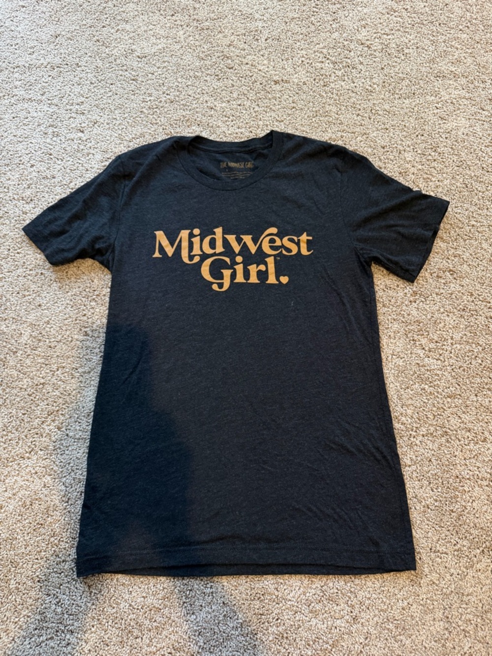 Midwest Girl Black Short Sleeve Tee